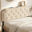 Headboard for Queen and Full Size Bed Tufted Upholstered Head Board by LJGDeals