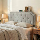 Headboard for Queen and Full Size Bed Tufted Upholstered Head Board by LJGDeals