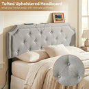 Headboard for Queen and Full Size Bed Tufted Upholstered Head Board by LJGDeals