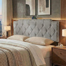 Headboard for Queen and Full Size Bed Rivet Tufted Upholstered Head Board by LJGDeals