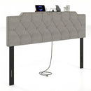 Headboard for Queen and Full Size Bed Rivet Tufted Upholstered Head Board by LJGDeals
