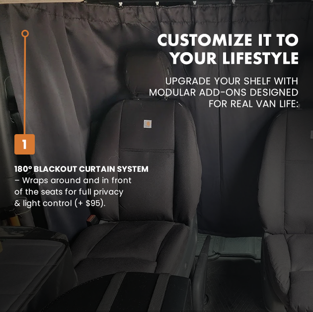SPRINTER HEADLINER SHELF WITH L TRACK 2019+, photo 5 of 15