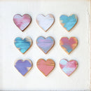 Heart Grid Art Prints