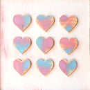 Heart Grid Art Prints