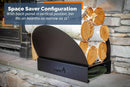 Hearth Bin Adjustable Firewood Rack by LogOX