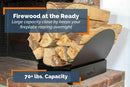 Hearth Bin Adjustable Firewood Rack by LogOX