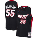 Jason Williams Miami Heat Mitchell & Ness Black Hardwood Classics 2005-06 Swingman Jersey by Dynasty Sports & Framing
