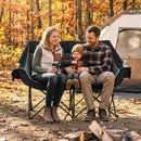 Heated Double Camping Chair with 4 Heating Zones by LJGDeals