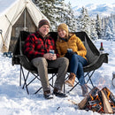Heated Double Camping Chair with 4 Heating Zones by LJGDeals