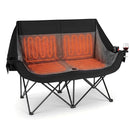 Heated Double Camping Chair with 4 Heating Zones by LJGDeals