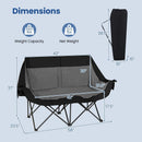 Heated Double Camping Chair with 4 Heating Zones by LJGDeals