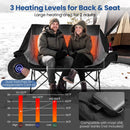 Heated Double Camping Chair with 4 Heating Zones by DirectDeals