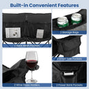 Heated Double Camping Chair with 4 Heating Zones by LJGDeals