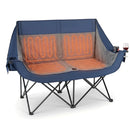 Heated Double Camping Chair with 4 Heating Zones by LJGDeals