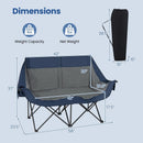 Heated Double Camping Chair with 4 Heating Zones by DirectDeals