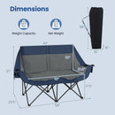 Heated Double Camping Chair with 4 Heating Zones by LJGDeals