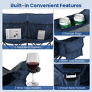 Heated Double Camping Chair with 4 Heating Zones by LJGDeals
