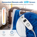 Heated Electric Blanket Throw with 10 Heat Levels by LJGDeals
