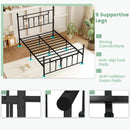 Full/Queen/Twin Size Heavy-duty Metal Bed Frame with Headboard by LJGDeals