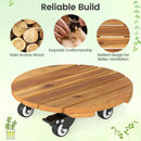 Rolling Plant Stand Set of 2 with Lockable Casters by LJGDeals