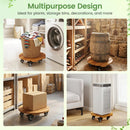 Rolling Plant Stand Set of 2 with Lockable Casters by LJGDeals