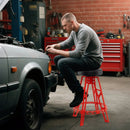 Heavy-Duty Aluminum Garage Bar Chair with 360¬∞ Swiveling Seat-Red by LJGDeals