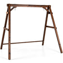 Carbonized Fir Wood Swing Frame with 880 lb Capacity by DirectDeals