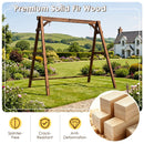 Carbonized Fir Wood Swing Frame with 880 lb Capacity by DirectDeals