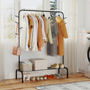 Heavy Duty Clothes Rack 50-Inch Wide Metal Garment Wardrobe Rack-Black by LJGDeals