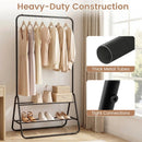 Heavy Duty Clothes Rack with Hanging Rod and Storage Shelves by LJGDeals
