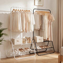 Heavy Duty Clothes Rack with Hanging Rod and Storage Shelves by LJGDeals