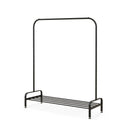 Heavy Duty Clothes Stand Rack with Top Rod and Lower Storage Shelf by LJGDeals