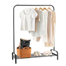 Heavy Duty Clothes Stand Rack with Top Rod and Lower Storage Shelf by LJGDeals