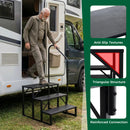 Heavy Duty Hot Tub Stair with Wide Anti-Slip Platforms for Porch and Mobile Home by LJGDeals