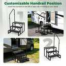 Heavy Duty Hot Tub Stair with Wide Anti-Slip Platforms for Porch and Mobile Home by DirectDeals