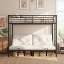Heavy Duty Metal Bunk Bed Frame with Headboard and Footboard by LJGDeals