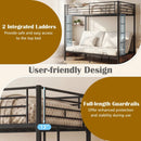Heavy Duty Metal Bunk Bed Frame with Headboard and Footboard by LJGDeals