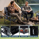 Camping Chair Heavy Duty with Cup Holder and Bottle Opener by LJGDeals