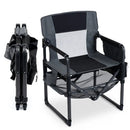 Camping Chair Heavy Duty with Cup Holder and Storage by DirectDeals