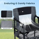 Camping Chair Heavy Duty with Cup Holder and Storage by LJGDeals