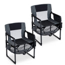 Camping Chair Heavy Duty with Cup Holder and Bottle Opener by LJGDeals
