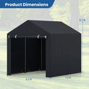 Portable Storage Shed with Roll-Up Zipper Door by LJGDeals