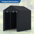 Portable Storage Shed with Roll-Up Zipper Door by LJGDeals