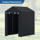 Portable Storage Shed with Roll-Up Zipper Door by DirectDeals