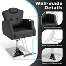 Heavy Duty Salon Chair with 360 Degrees Swivel-Black by LJGDeals