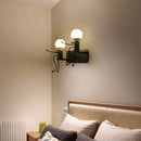 GobekUsa Little Iron Man Cartoon Wall Sconce for Kids Room, Bedroom, Kitchen - Modern Design