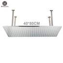 GobekUsa 16"x32" LED Rainfall Shower Head - Color Changing Luxury Square Design
