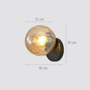 GobekUsa Glass Ball Wall Lamp: Modern Minimalist Nordic Style, Luxury Bedroom Lighting
