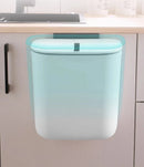 GobekUsa Kitchen Wall-Mounted Waste Bin with Lid - Cabinet Door Hanging Garbage Can
