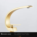 GobekUsa Gold Basin Faucet: Deck Mount Black Chrome Mixer for Bathroom Washbasin